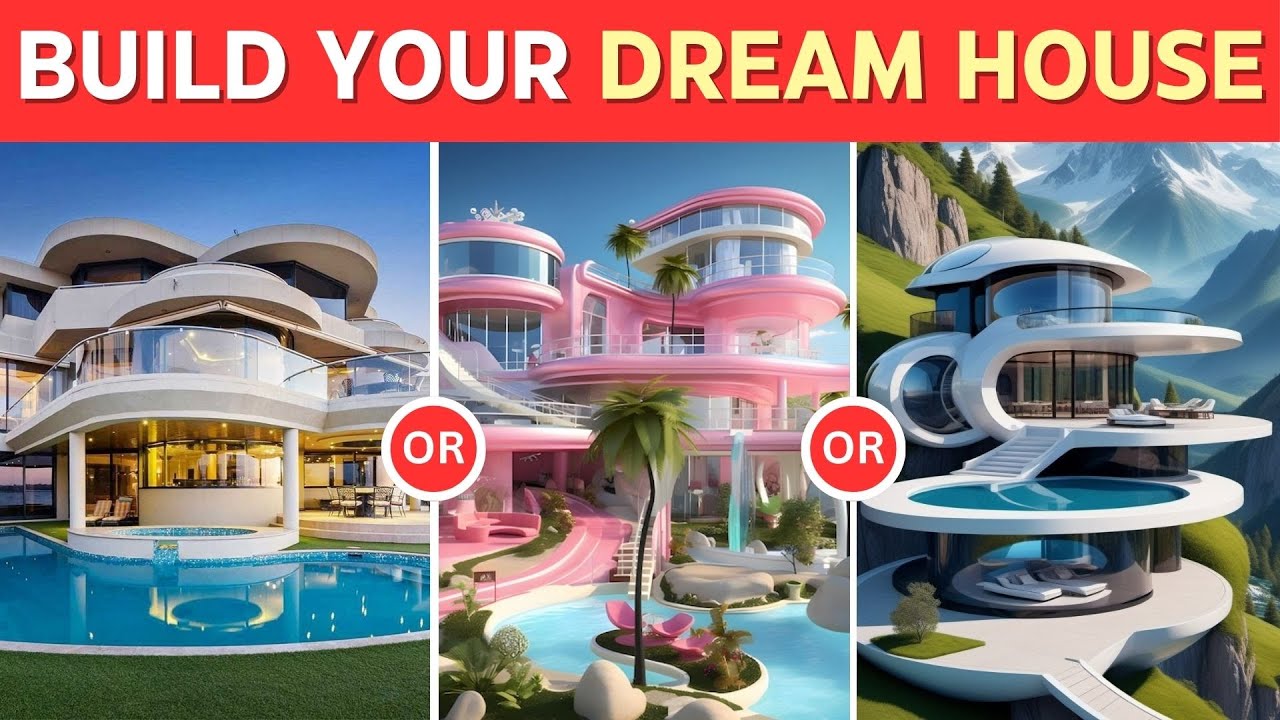 Would You Rather - Build Your Dream House 🌈🏠💭 QZ Blitz