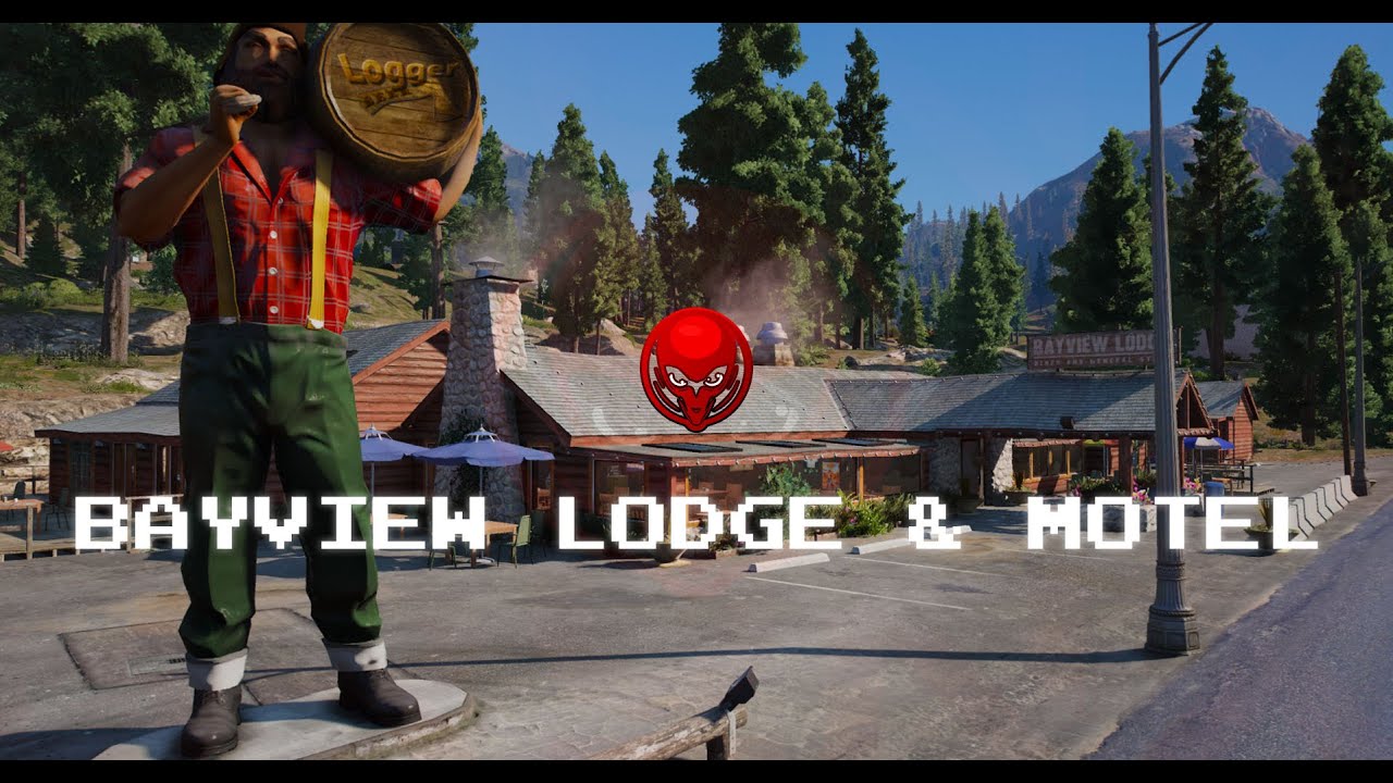 BAYVIEW LODGE MOTEL | RESTAURANT | RECEPTION & STORE | FiveM MLO Map | GTA V RP