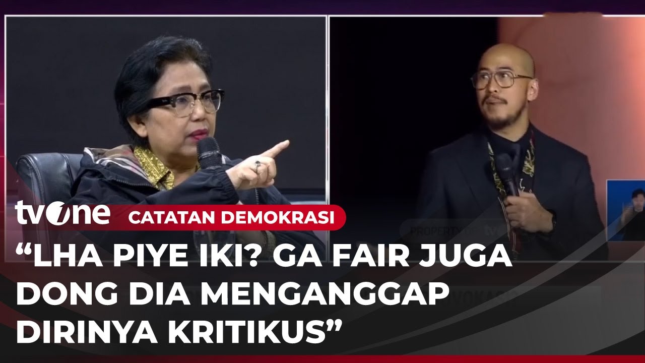 Pandji Tidak Kritik Anies di Mens Rea, Irma Chaniago: Gak Fair dong! | Catatan Demokrasi tvOne