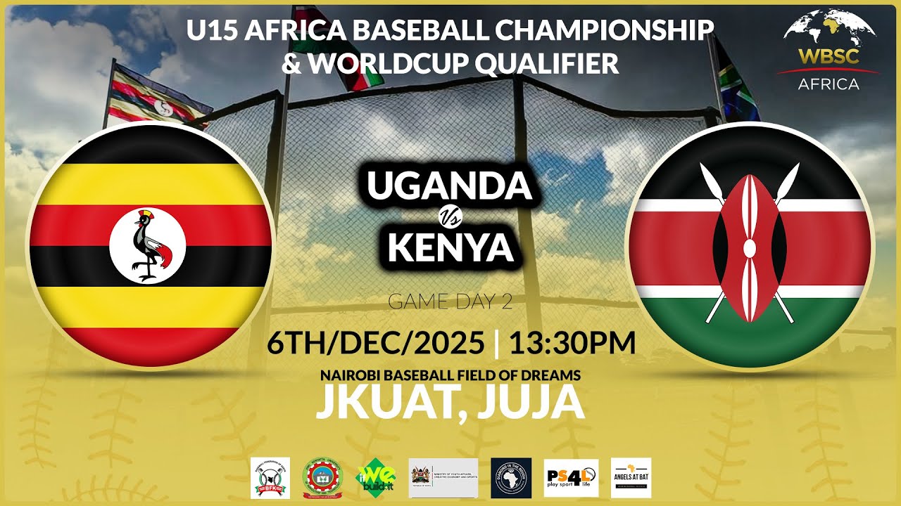 WBSC U15 AFRICA QUALIFERS UGANDA VS KENYA GAME DAY TWO
