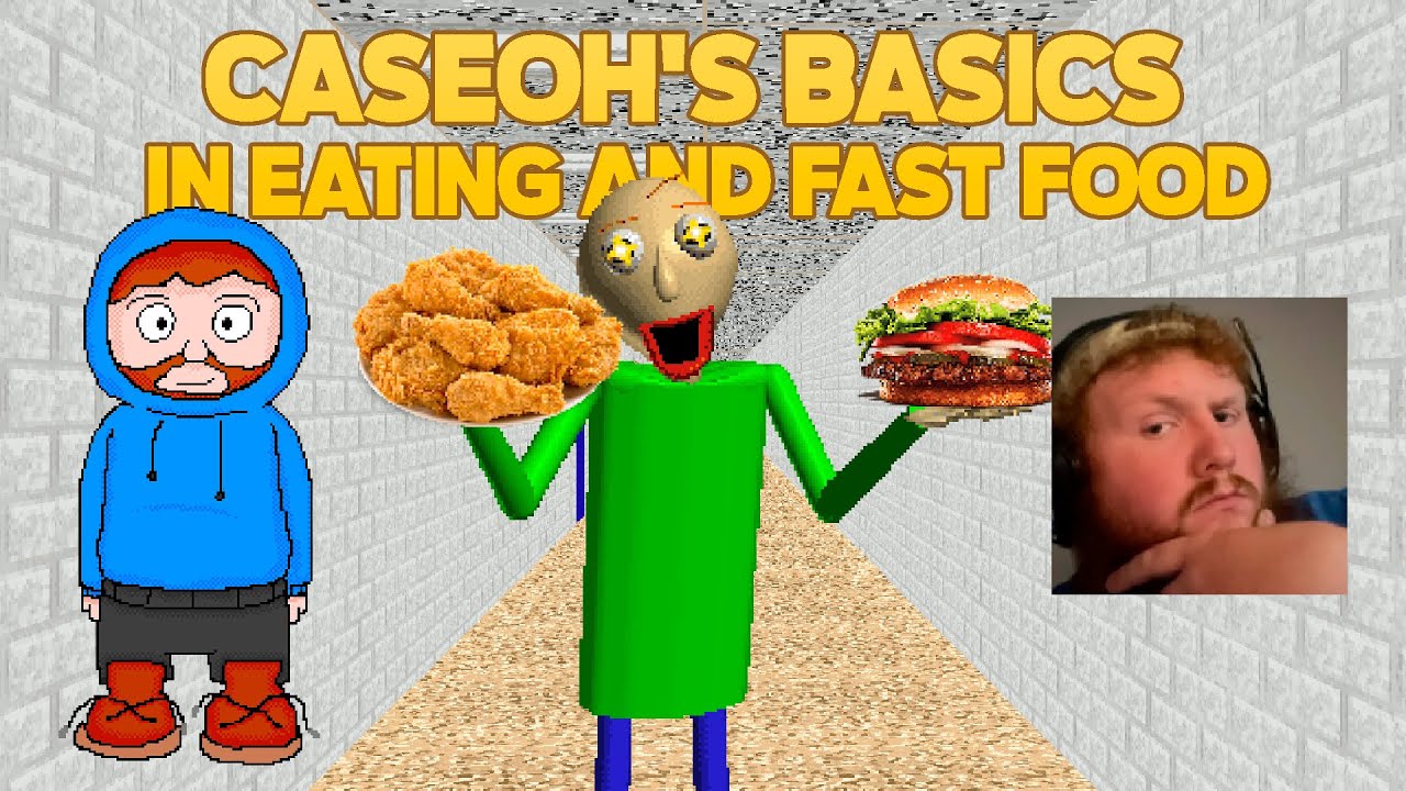 Балди слишком толстый! | Основы питания и фастфуда от CaseOh [мод Baldi's Basics]