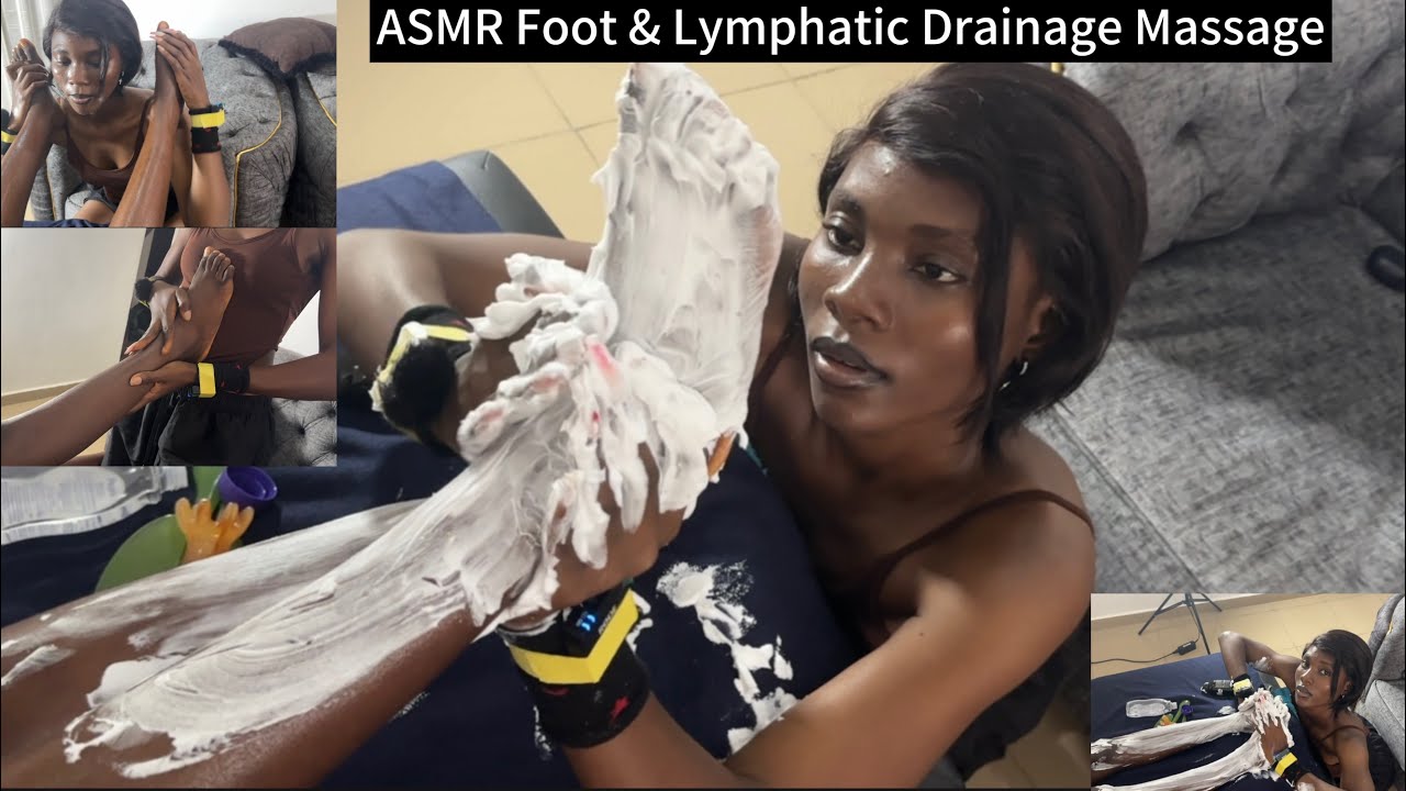 GRACE SPA ASMR Sensual Foot & Lymphatic Drainage Massage, with honey for deep relaxation