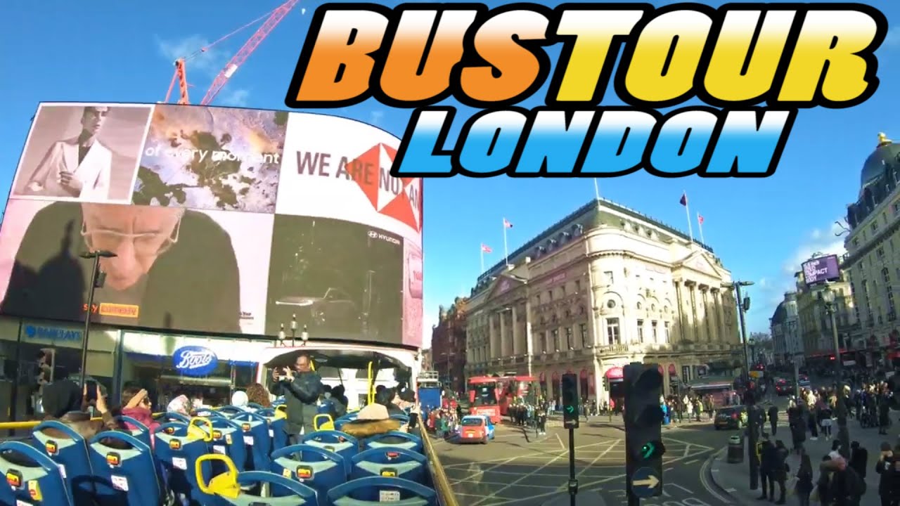 BUS TOUR LONDON: The Original Tour London (4k)