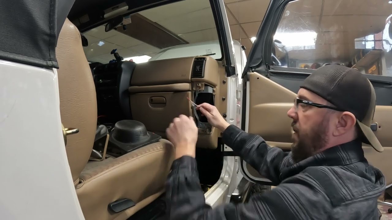 Jeep TJ Front Speaker Mod - Boom Mat Speaker Pod Install