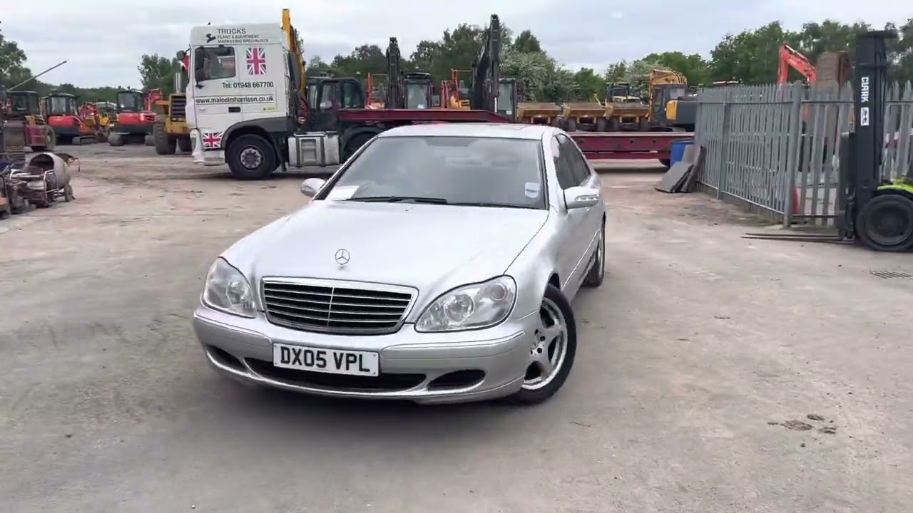 2005 Mercedes S320 CDI Car, In auction Saturday 9th July 2022 - DX05 VPL