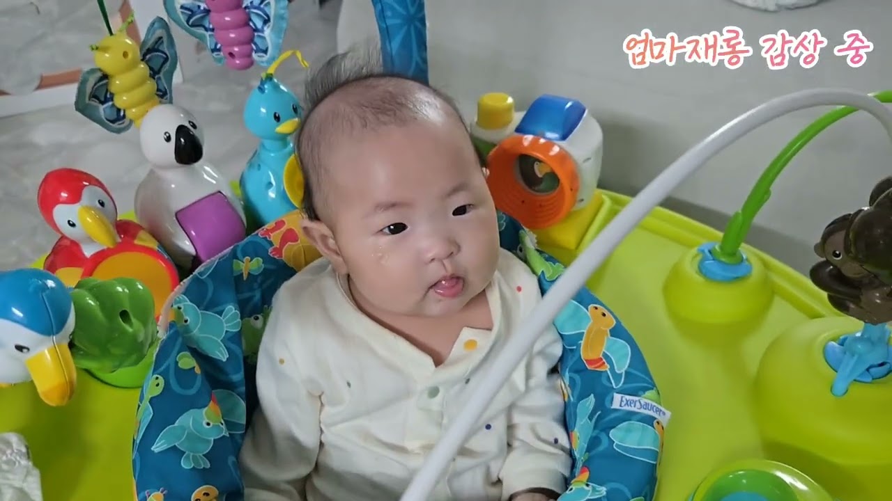 생후100일 이후~ 약4개월 아기 성장기록#첫 뒤집기#크리스마스페어