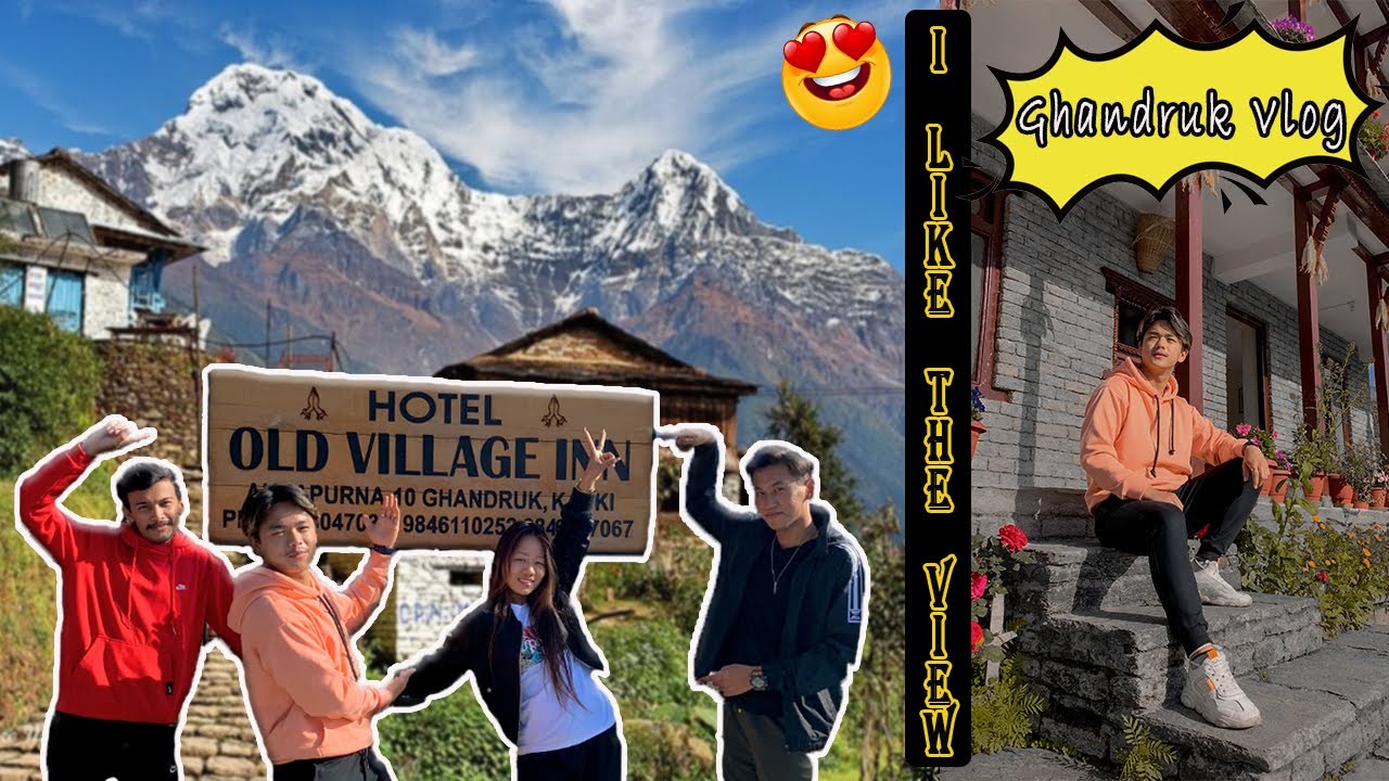 GHANDRUK VLOG 🌄 || GURUNG VILLAGE OF BEAUTIFUL HIMALAYAS 🏔 || Abishek Gurung