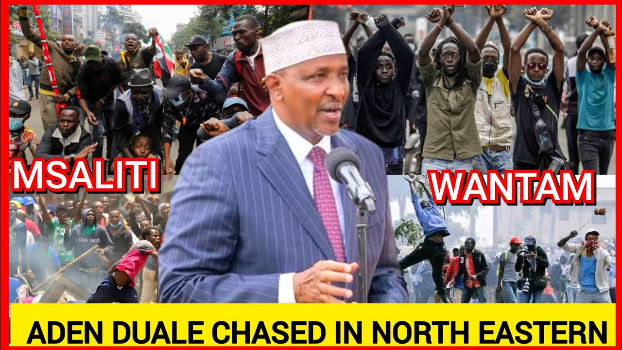 Kwenda kabisa msaliti! Aden Duale heckled & chased in North Eastern by angry disappointed residents