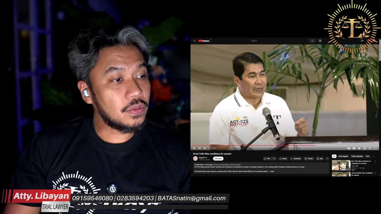 CONVICTED CRIMINAL ERWIN TULFO? TATAKBONG SENADOR PARA SA POLITICAL DYNASTY!