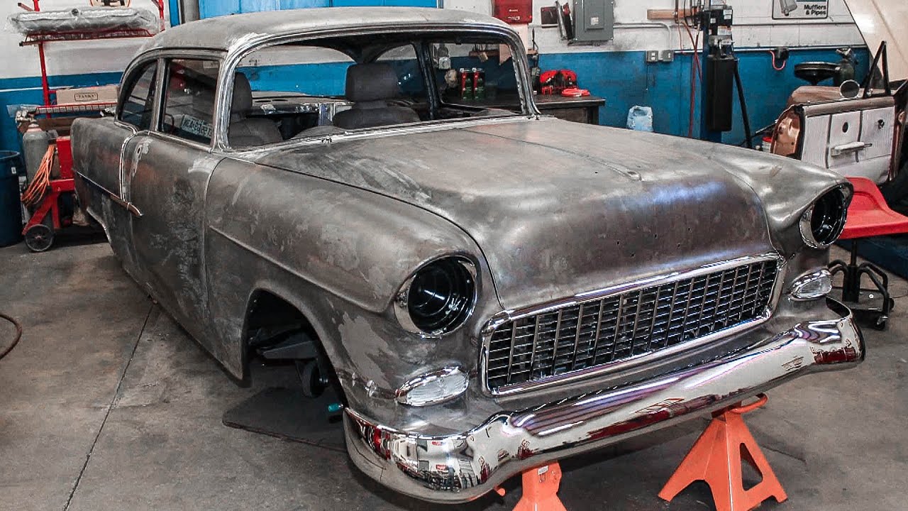 1955 Chevrolet Bel Air Supercharged LS9 T56 Pro Touring Build Project