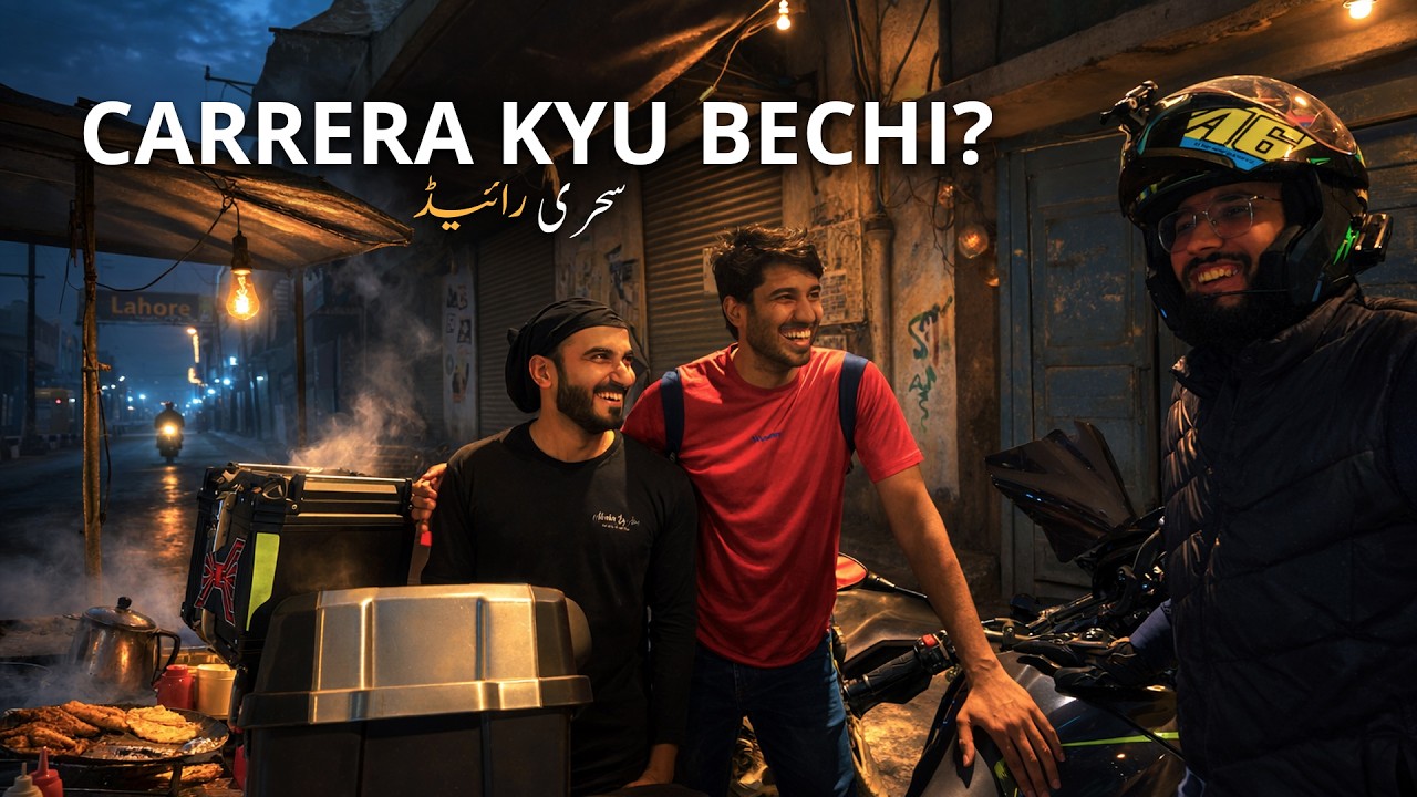 Ramadan Night Ride in Lahore + The Real Reason @BURAQWALA  Sold His Zonsen Carrera 250cc