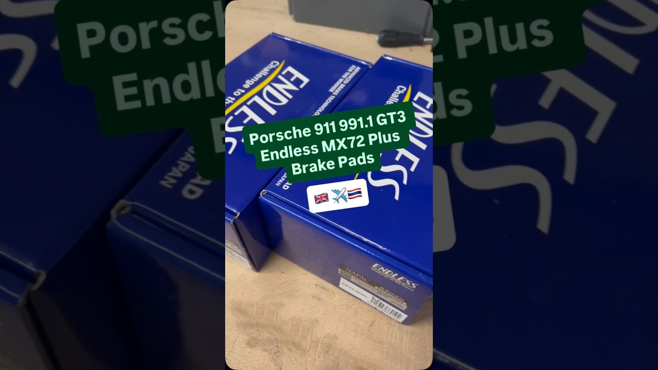 Unboxing the legendary Endless MX72 Plus brake pads for a Porsche 911 991.1 GT3. 🛑🔥