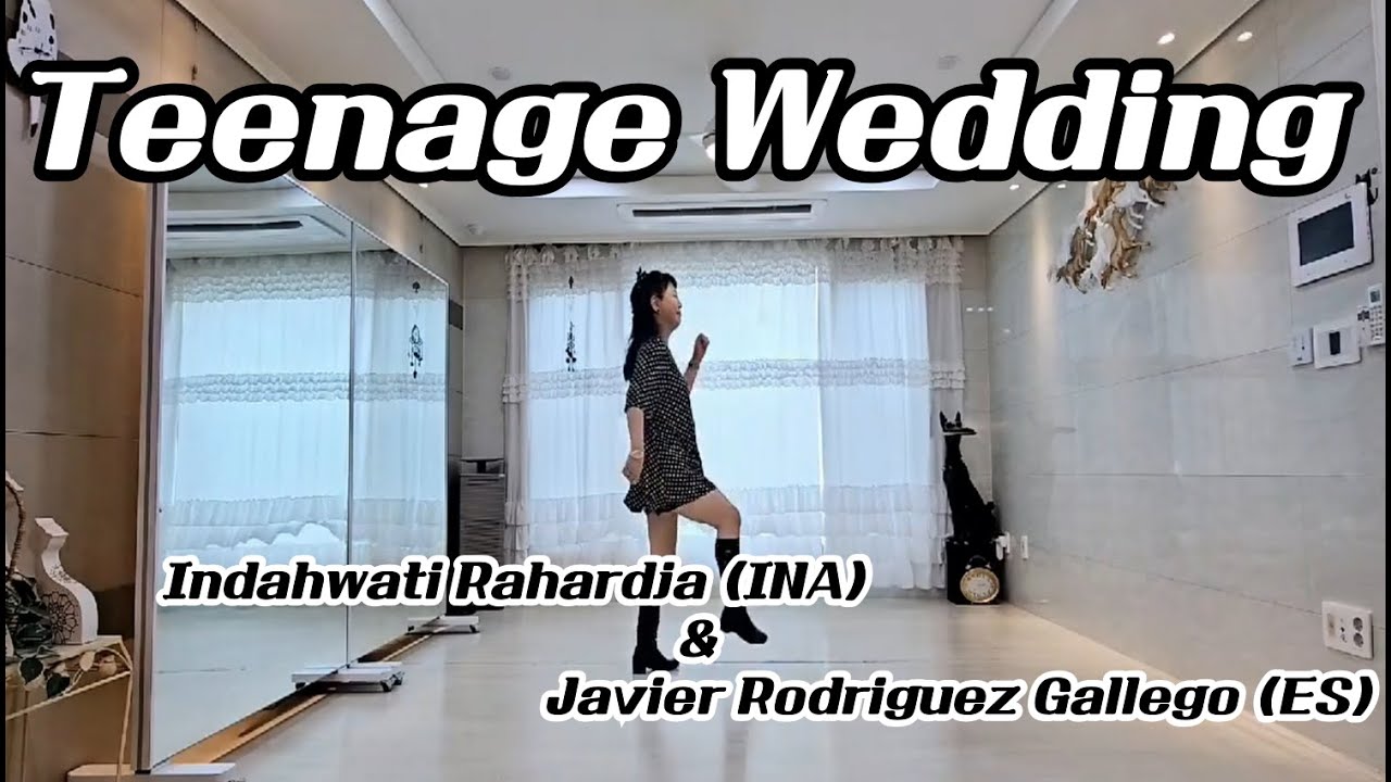 [ Teenage Wedding ] Linedance demo Improver #SarahChoi #Linedance #SarahChoiLinedance