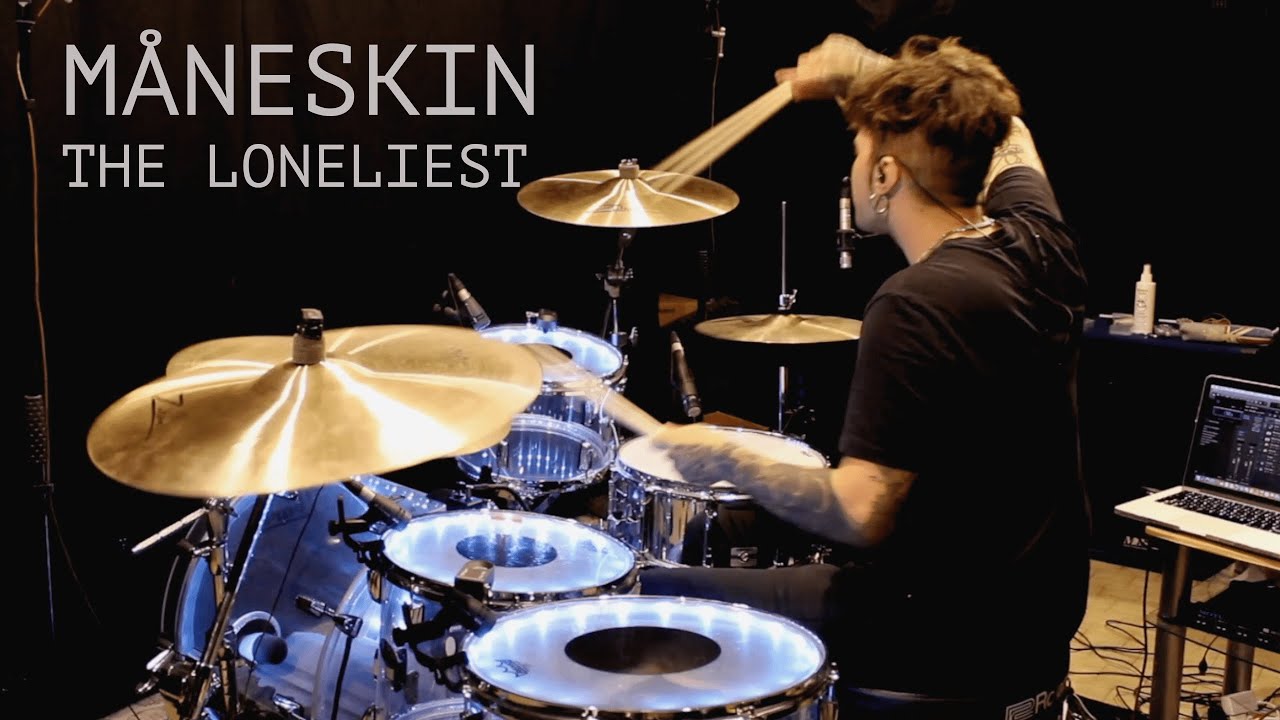 MÅNESKIN - THE LONELIEST (DRUM COVER) - Luca Pegorari