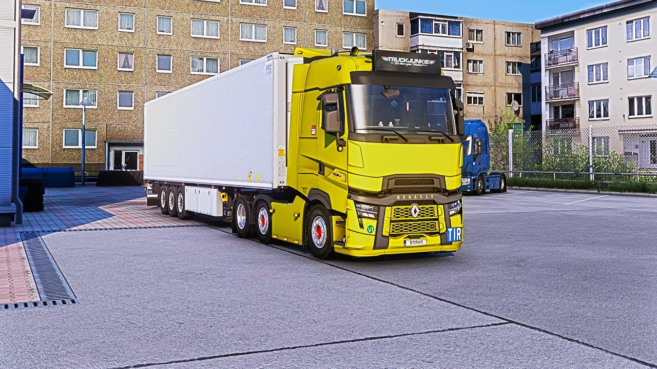 ETS2 1.57 Realistic Driving | Renault Range T Evo - Promods Map - Steering Wheel Gameplay | #ets2
