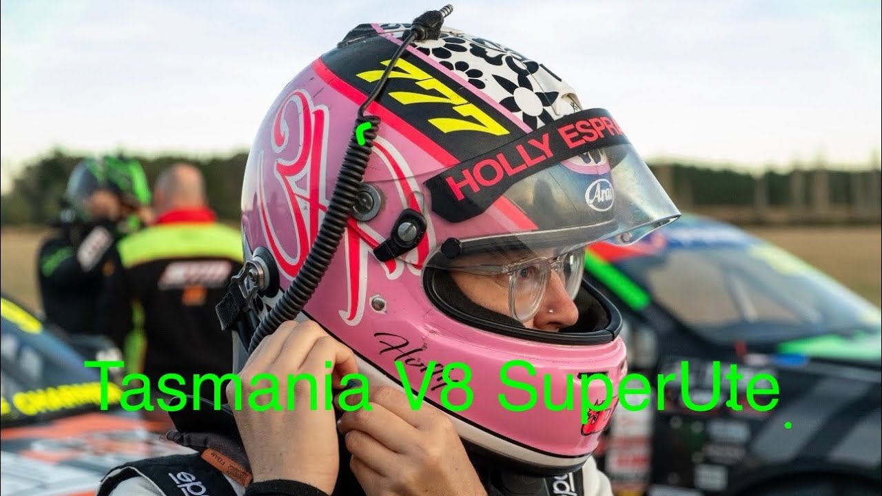 Holly races in Round 2 of the V8 SuperUtes in Tasmania May 9-11 2025
