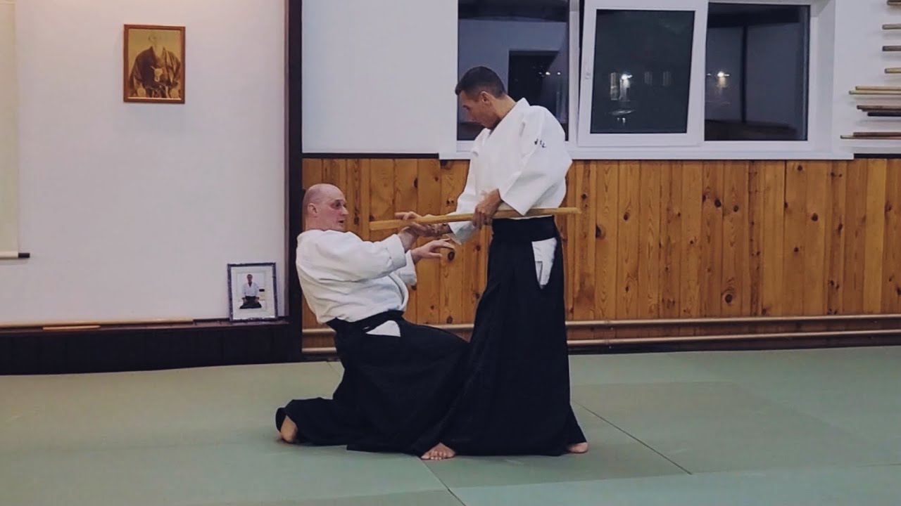 Aikido: Katate dori ai hanmi by Daniele MONTENEGRO sensei - Velikie Luki 2024 Part 1/3