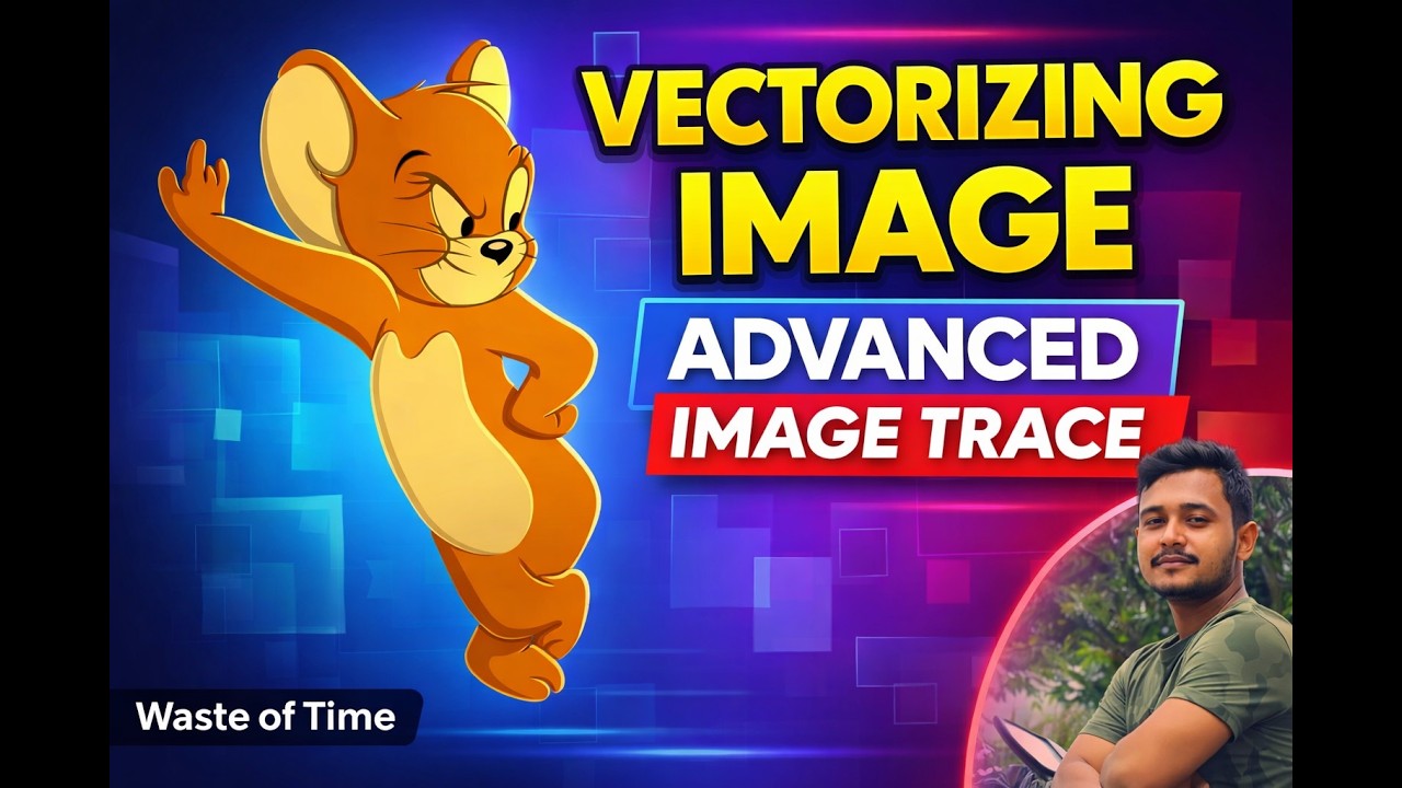 Creative Cartoon Vector Techniques in Adobe Illustrator | #illustration #graphicdesigntutorial