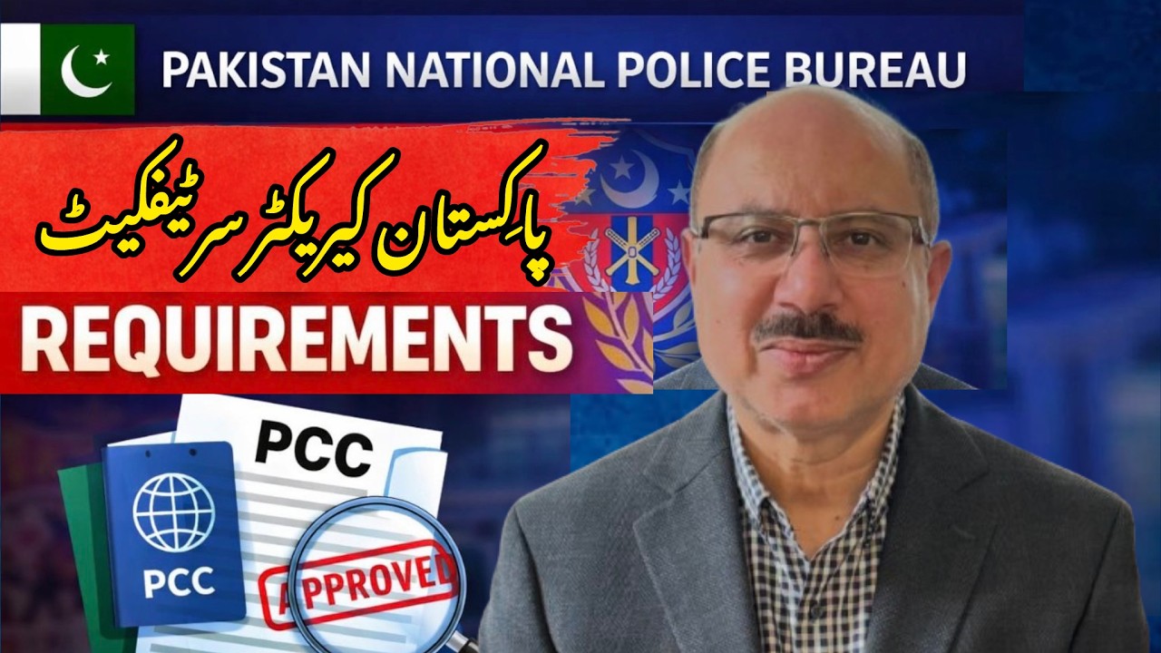 Pakistan National Police Bureau PCC Requirements 2026 | Complete Guide for PCC