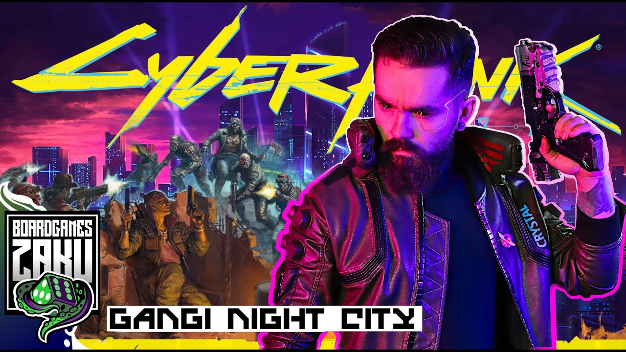 Cyberpunk Gangi Night City - Gra Planszowa - Opinia + Zasady