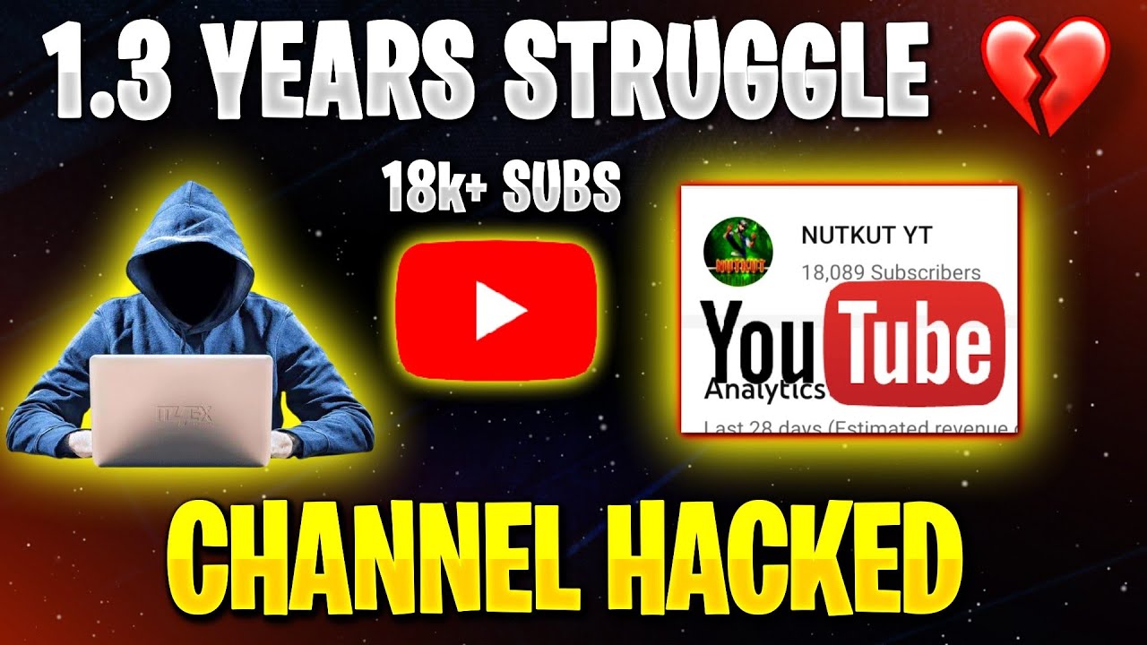 NUTKUT YT CHANNEL HACKED ! || 1+ YEARS STRUGGLE WASTED || WHY SO HATE IN GAMING COMMUNITY PAKISTAN