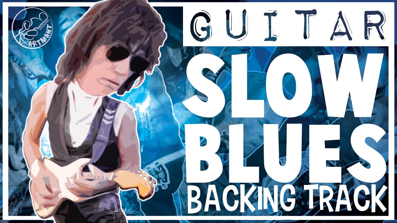 Slow Blues Backing Track Jeff Beck Style in A Minor