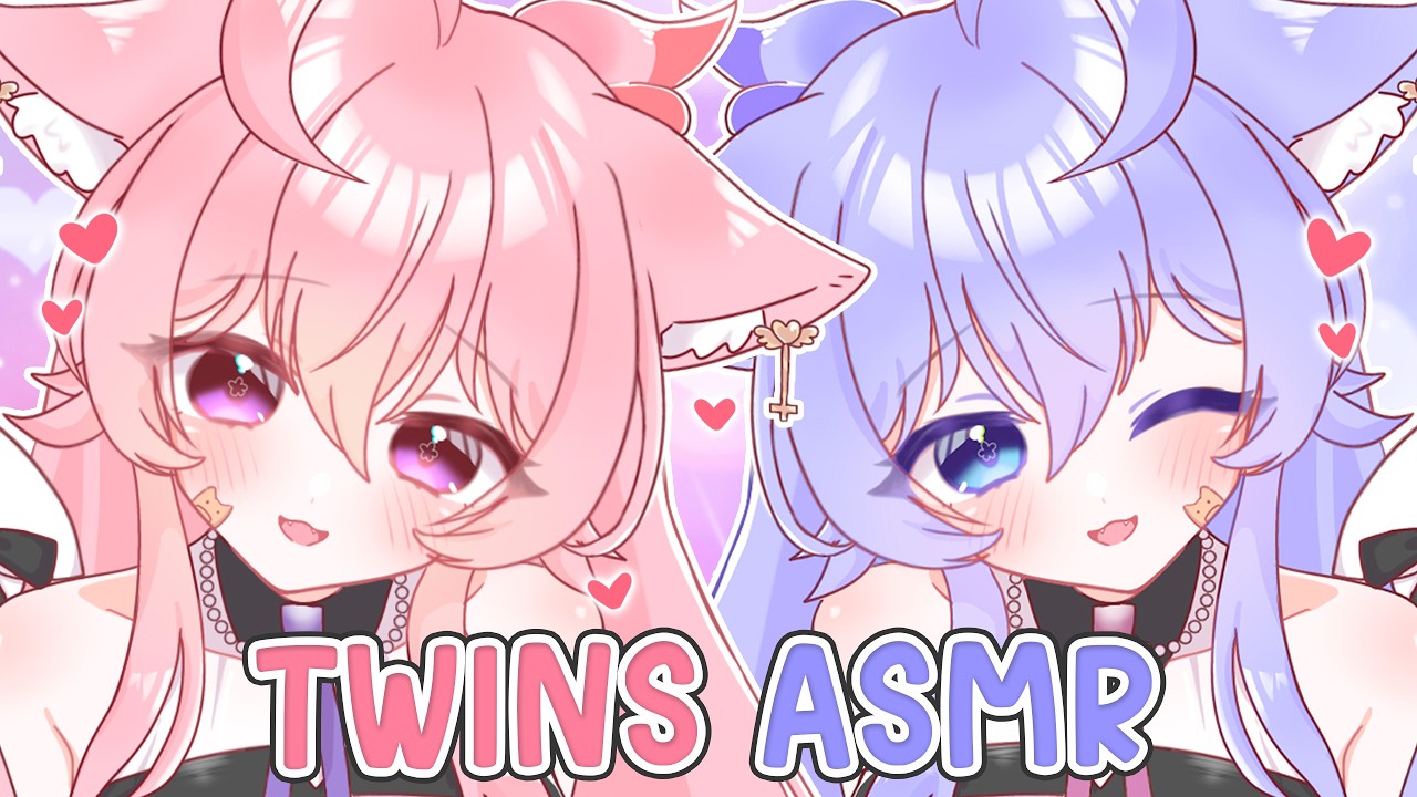 Rest With Us… We’ll Take Care of You 🩵🩷Twins Catgirls ASMR【3DIO】
