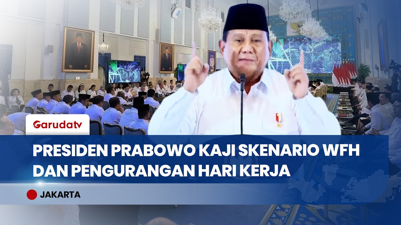 Tekan Konsumsi BBM, Presiden Prabowo Instruksikan Kajian WFH dan Pengurangan Hari Kerja