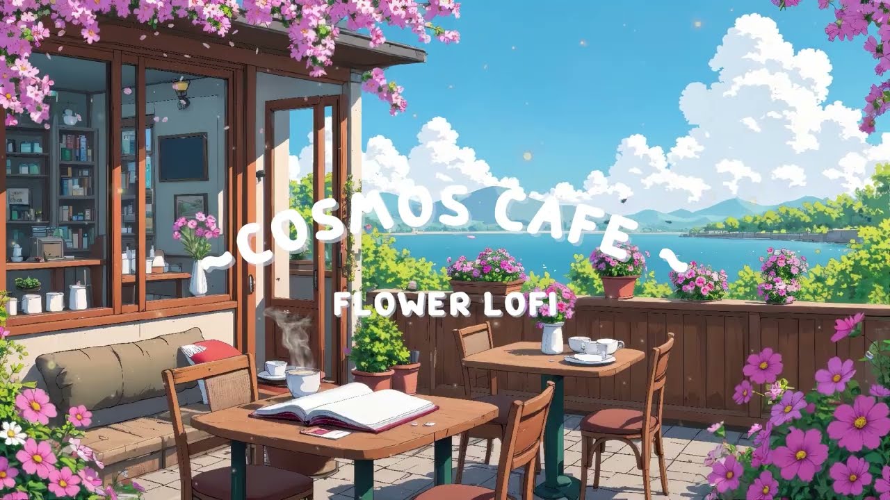 Космос Кафе Lofi ☕🌸 | Тёплые и задумчивые биты для вечерних размышлений