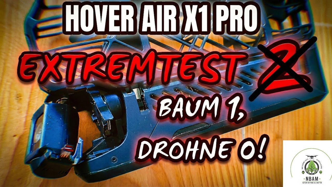 Hover Air X1 Pro: Extremtest 2 endet mit Crash – Baum 1, Drohne 0!