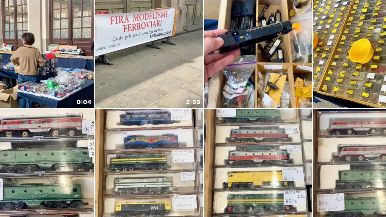 IBERTREN en Mercadillo Juguete Barcelona parte 1