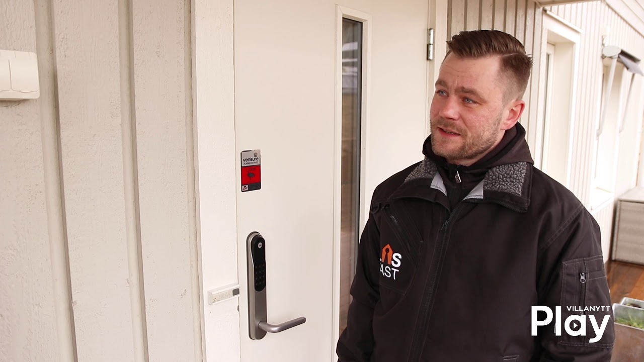 Öppna ytterdörren med en kod istället