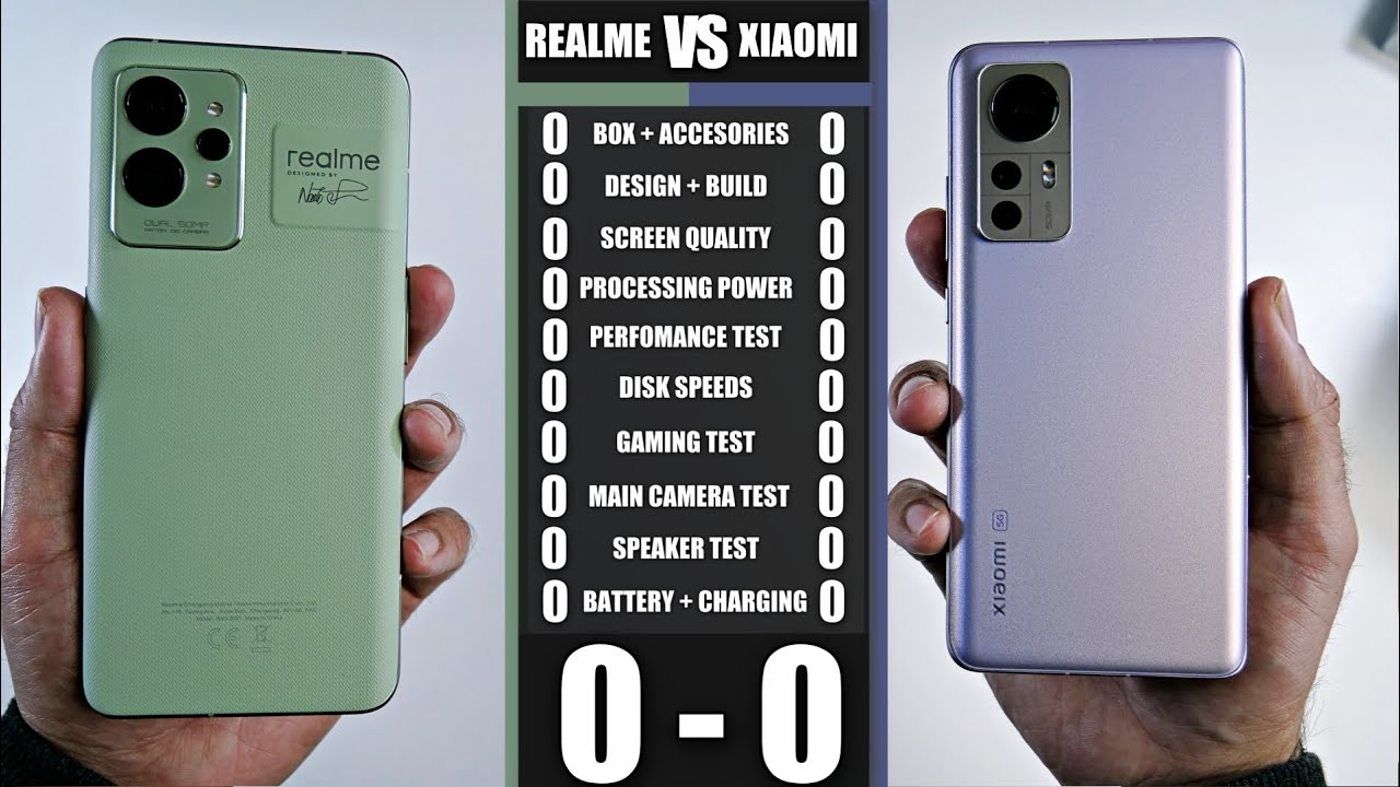 Xiaomi 12 vs Realme GT2 Pro - Ultimate Smartphone Comparison - Which one should you Buy?