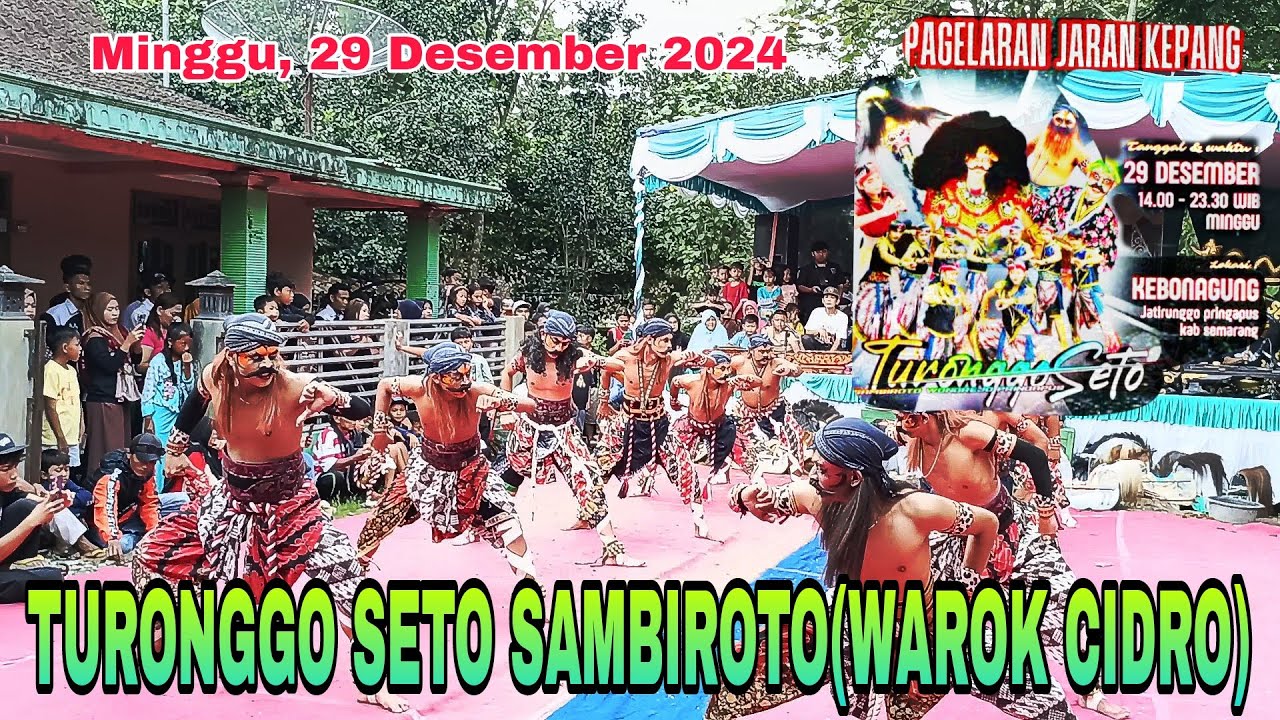 Turonggo Seto Sambiroto(Warok cidro)/live di dusun kebonagung jati runggo/Terbaru 29 desember 2024