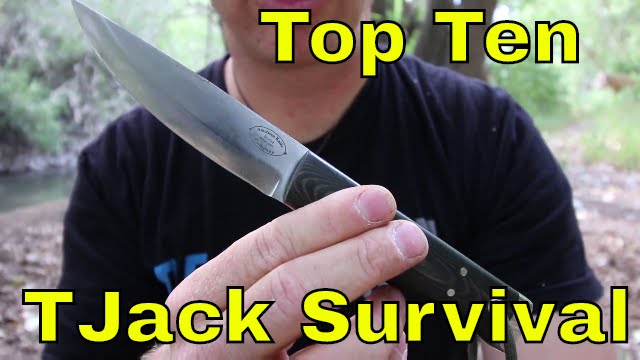 Top Ten Knives By TJack