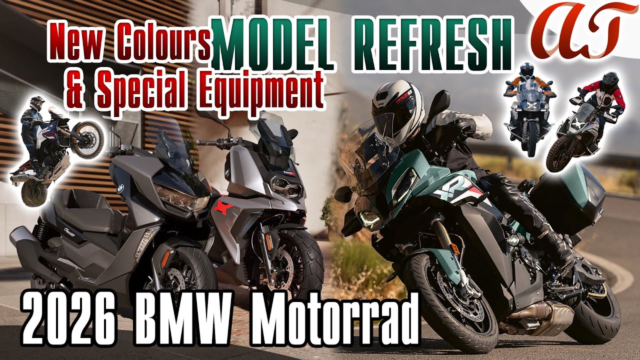Обновленная модель BMW Motorrad 2026 года * Новые цвета и специальное оборудование * Дизайн от A&T