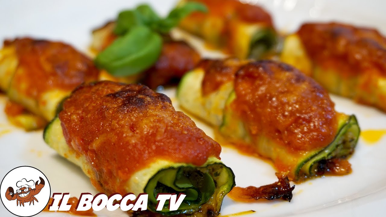 595 - Involtini di zucchine..ricettina sopraffine (secondo/contorno estivo facile veloce e sfizioso)