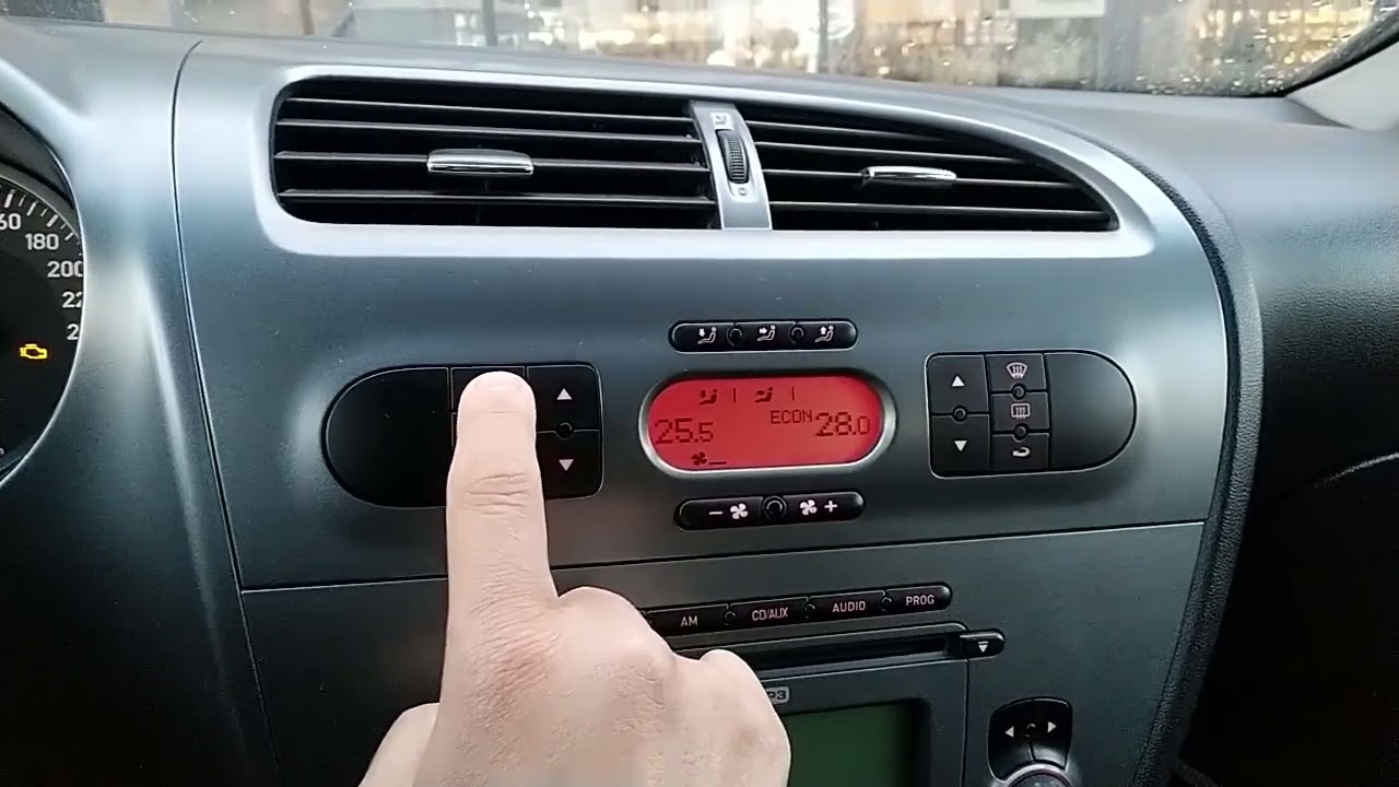MK2 SEAT LEON DİJİTAL KLİMA SICAKLIK AYARINI SENKRON YAPMA İŞLEMİ
