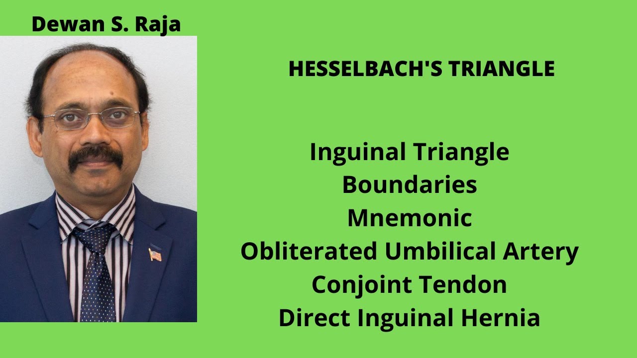 HESSELBACH'S TRIANGLE (INGUINAL TRIANGLE)
