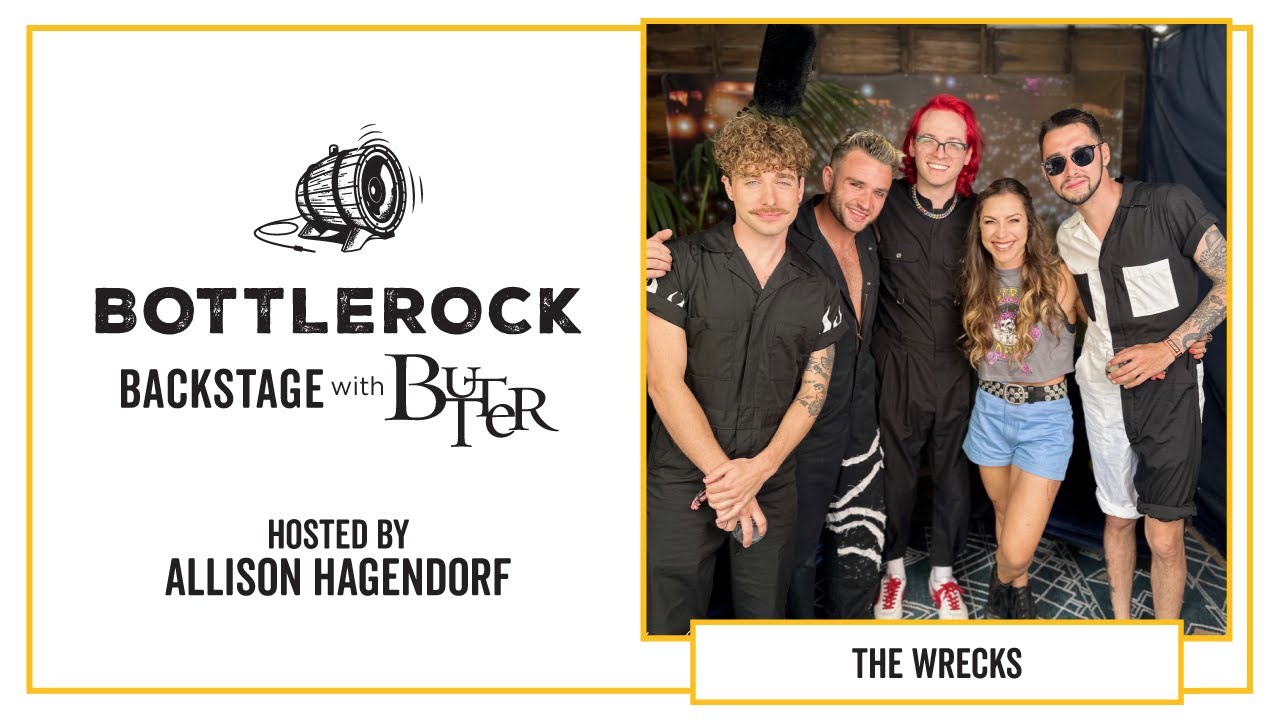 BottleRock Backstage with @TheWrecks and @AllisonHagendorf 🎤