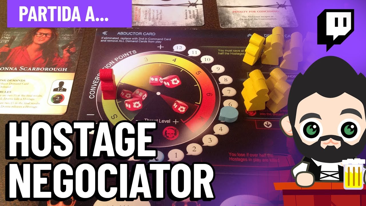 Partida a Hostage Negociator Juego de Mesa en Solitario | Cómo Jugar | Camino del Héroe #61