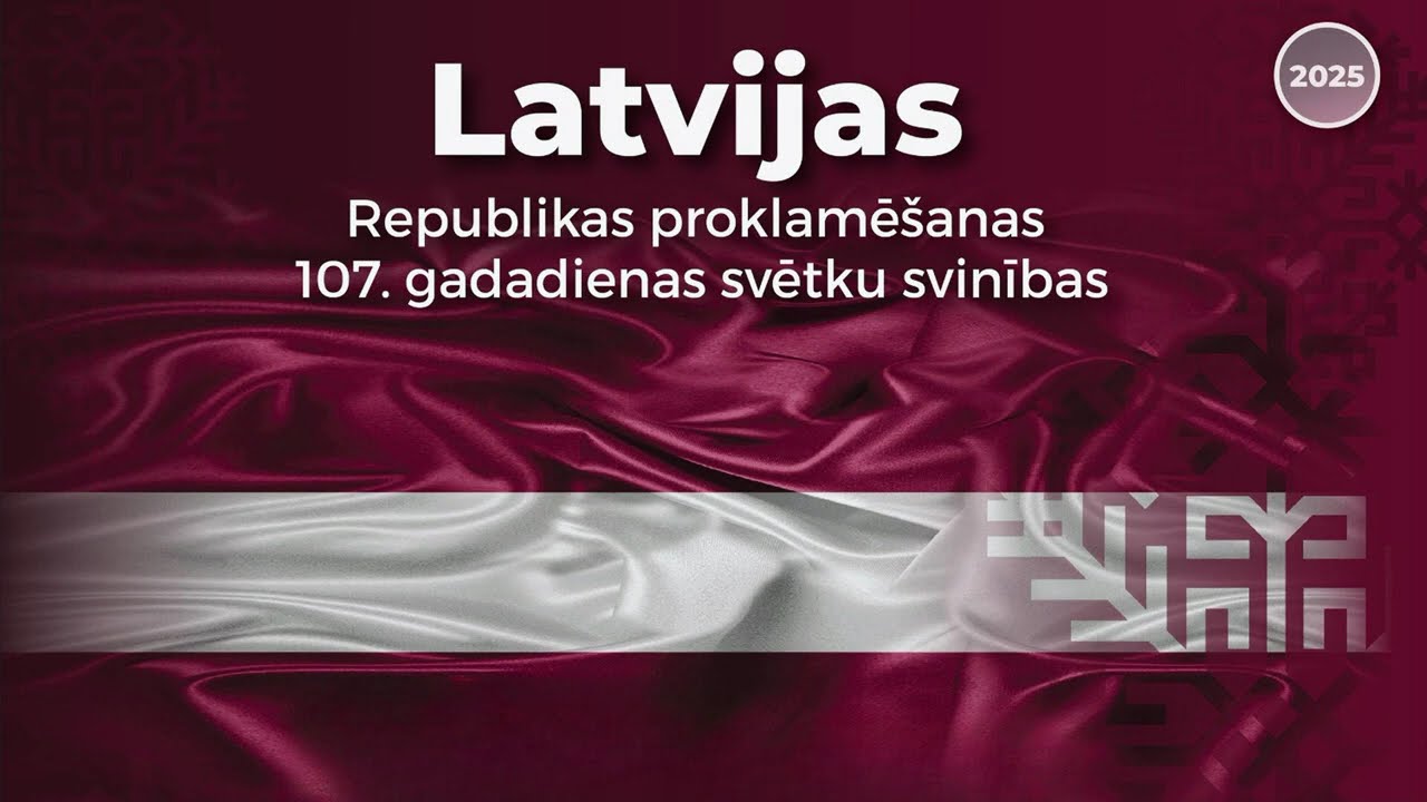 Latvijas Republikas proklamēšanas 107. gadadienas svētku svinības