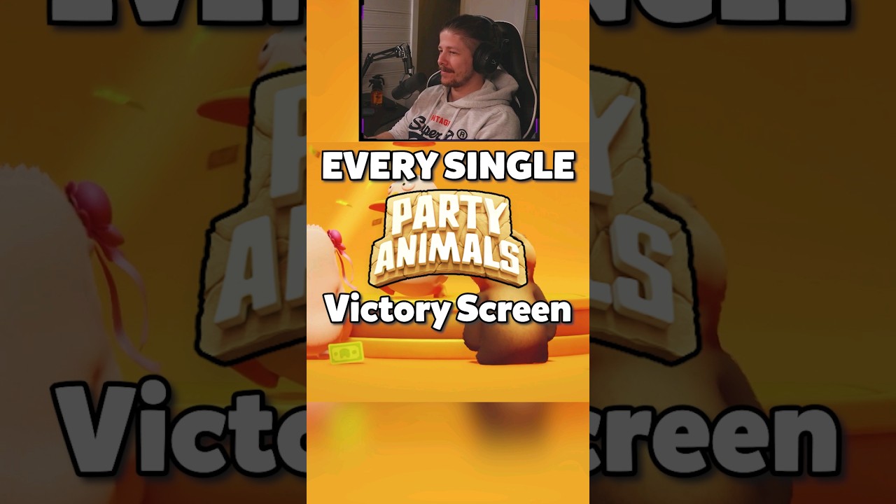 100% CHANCE Your Party Animals Games Ends Like This - #partyanimals #gaming