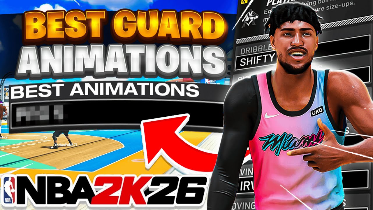 BEST NBA 2K26 SEASON 4 GUARD ANIMATIONS (BEST 6'4 & Under JUMPSHOTS, LAYUPS + DUNKS & DRIBBLE MOVES)