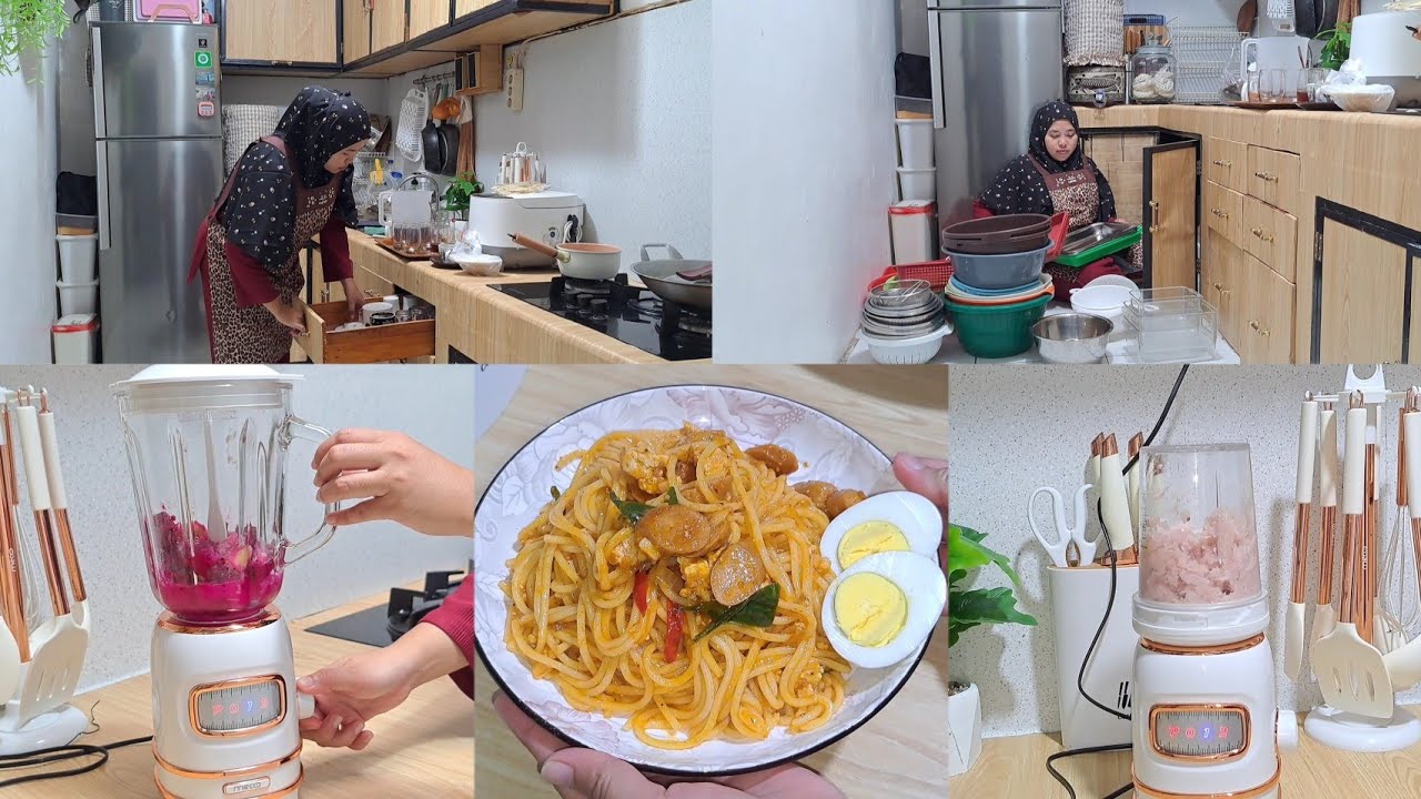 TANGAN BENGKAK SALAH URAT TETAP MASAK CEPAT PAKAI ICE CRUSHER BLENDER 4 IN 1 MECOO #niahermanto#irt