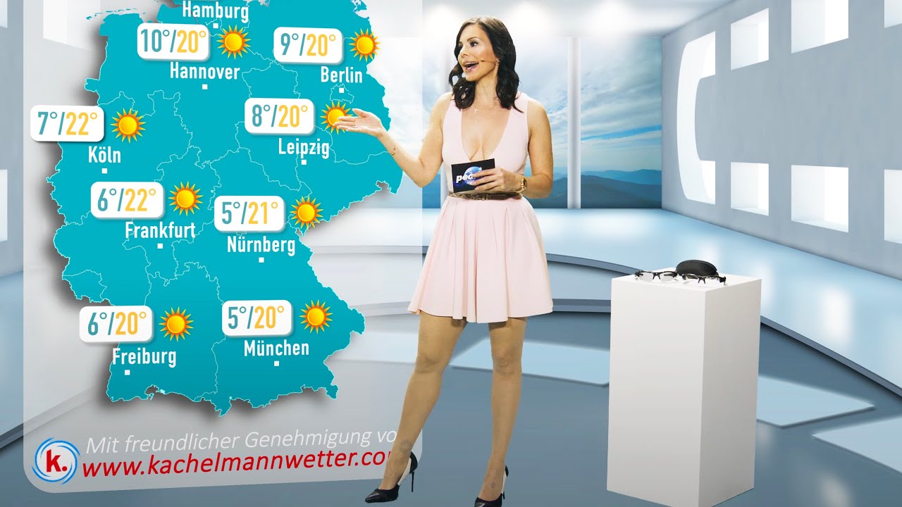Dany Michalski, die Wetterfee von PEARL TV am 29.3.2021