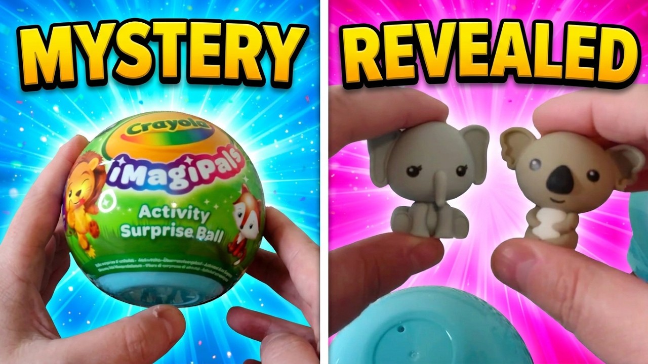 Распаковка Crayola Imagipals Monster #mysterytoys #распаковка