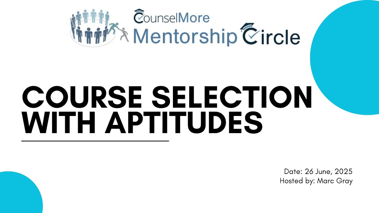 How to Use Aptitude Testing in College Counseling | Mentorship Session for Counselors