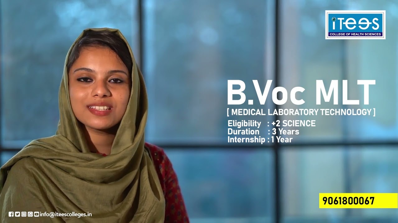 BVoc MLT Course Details in Malayalam | ITEES College Of Health Sciences | MLT Degree Opportunities