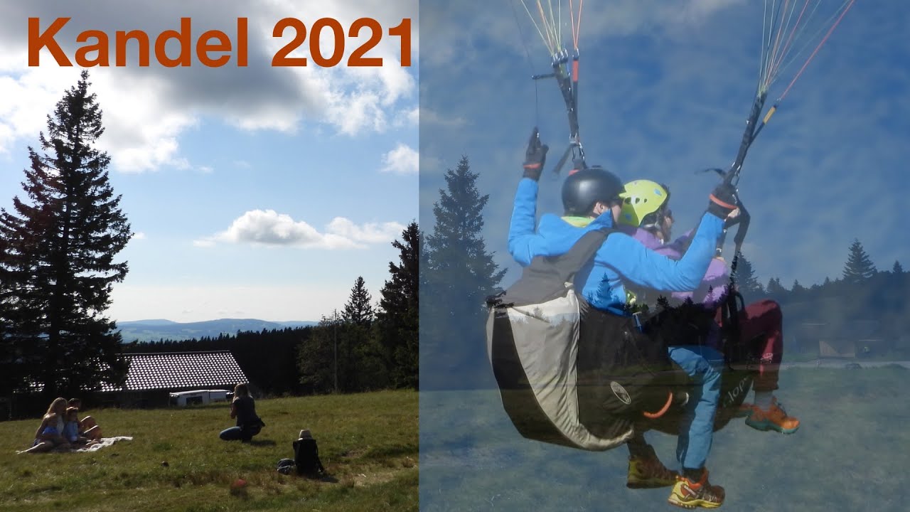 Kandel bei Waldkirch Flug am neuen Restaurant September 2021
